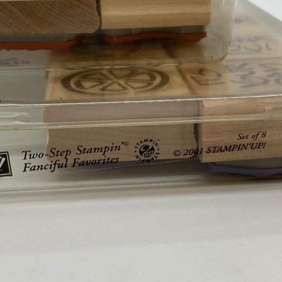 Fruity Phrases & Fanciful Favorites Wood Mounted Stampin' Up! Rubber Stamp Sets - Picture 4 of 4